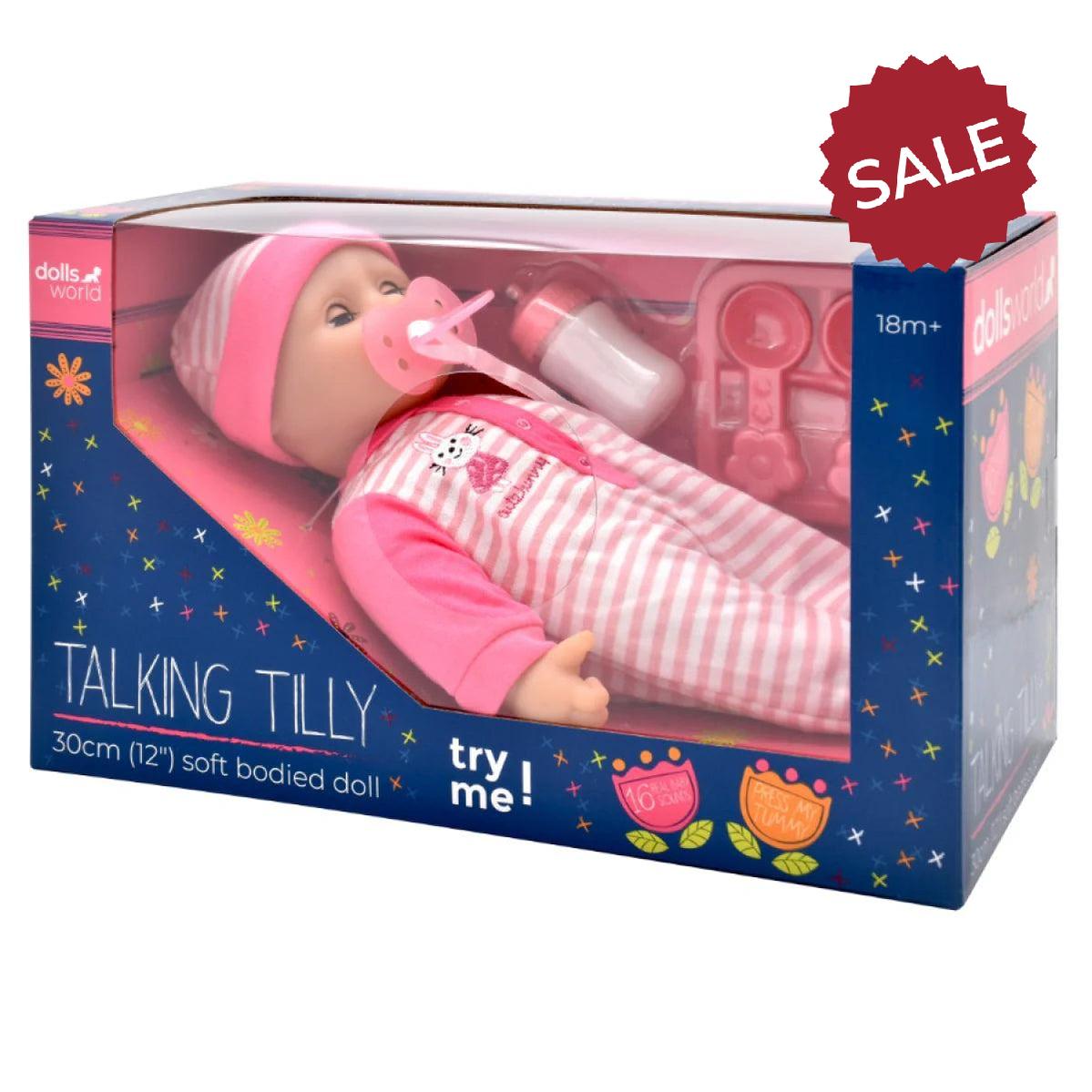 Dolls World Talking Tilly Soft Doll 30cm