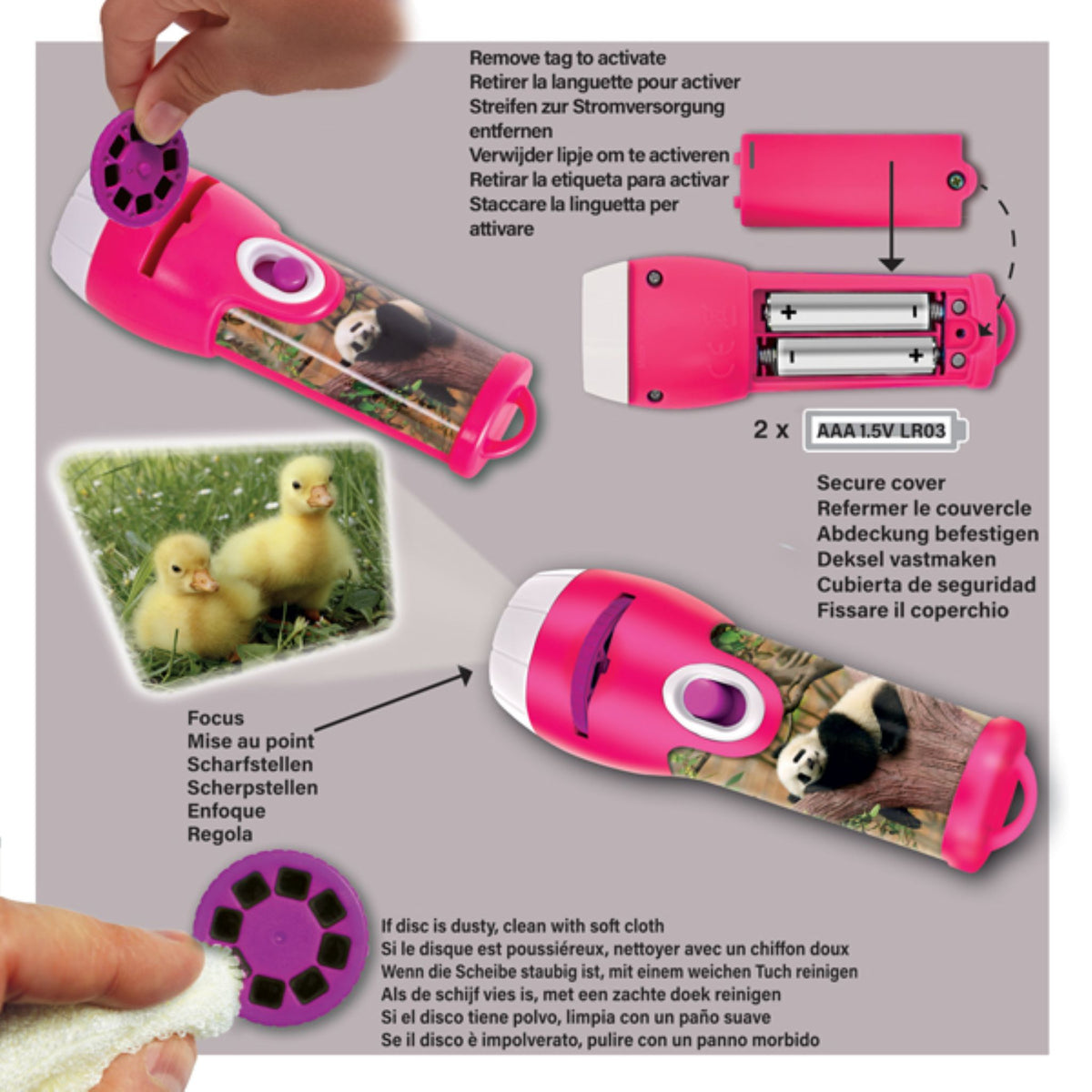 Cute & Cuddly Torch & Projector