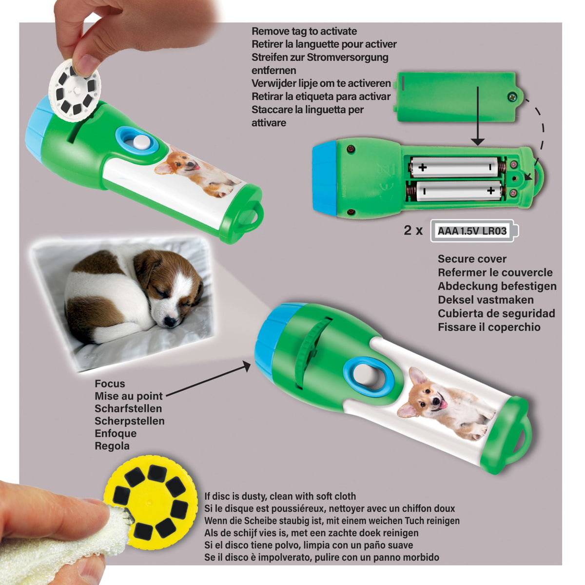 Puppy Torch & Projector