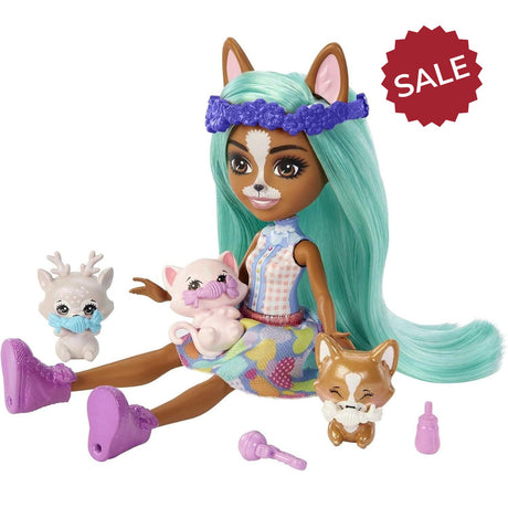 Enchantimals Baby & Best Friends Crizia Corgi & Show