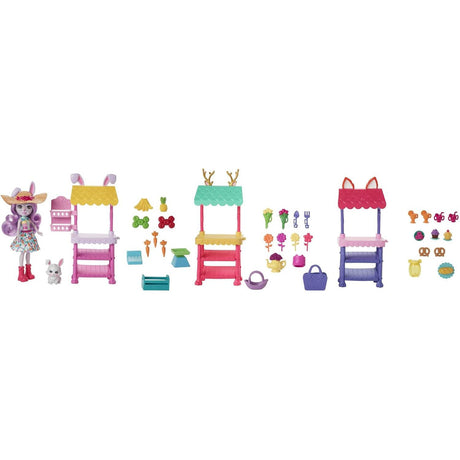 Enchantimals Bunny Farm Market Playset with Doll