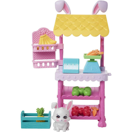 Enchantimals Bunny Farm Market Playset with Doll