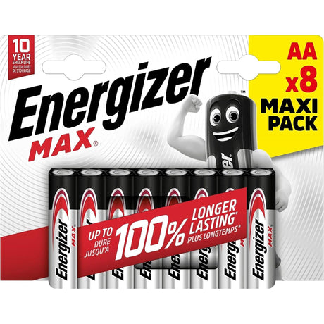 Eneergizer Max AA Batteries 8 Pack