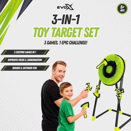 Evo-X 3-In-1 Toy Target Set