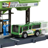 FREE Matchbox Action Drivers Playset - Bus Station with MBX City Bus 1:64