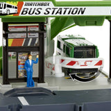 FREE Matchbox Action Drivers Playset - Bus Station with MBX City Bus 1:64