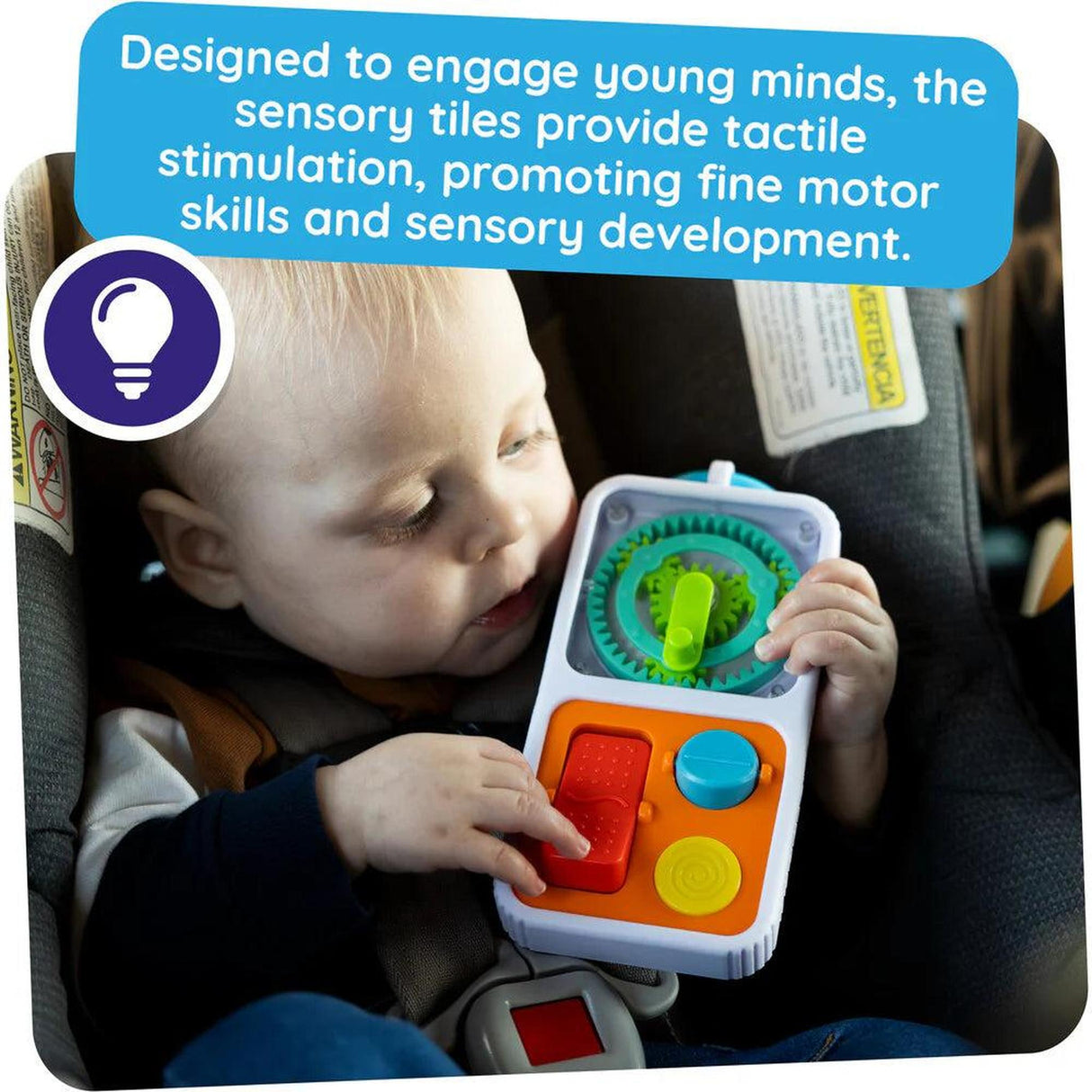Fat Brain Toys: Little Brainies PlayTab Go! Sensory Toy