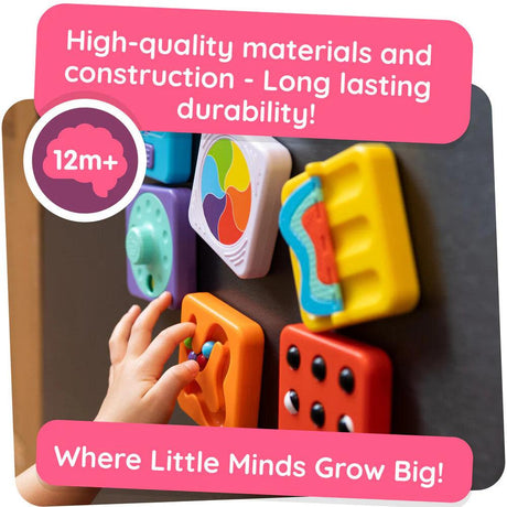 Fat Brain Toys: Little Brainies PlayTab Modular Sensory Activity Board