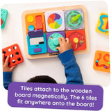 Fat Brain Toys: Little Brainies PlayTab Modular Sensory Activity Board