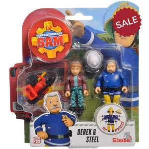 Fireman Sam 2-Figure Pack: Derek Steele – McGreevy's Toys Direct