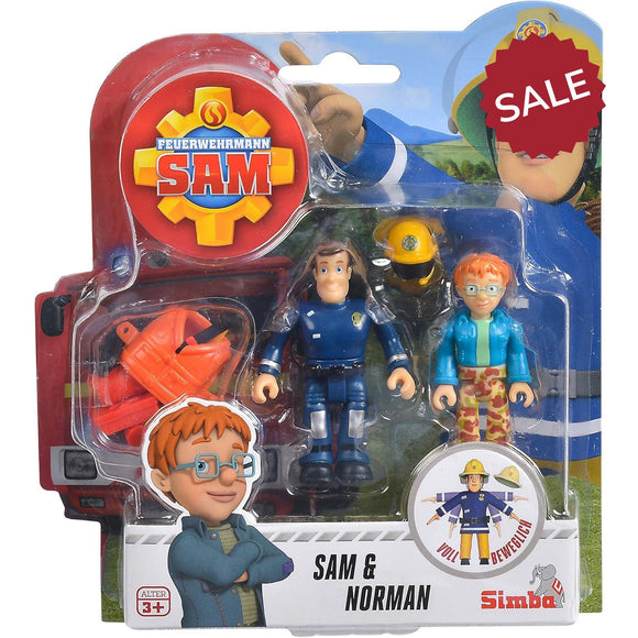 Fireman Sam 2-Figure Pack: Sam & Norman