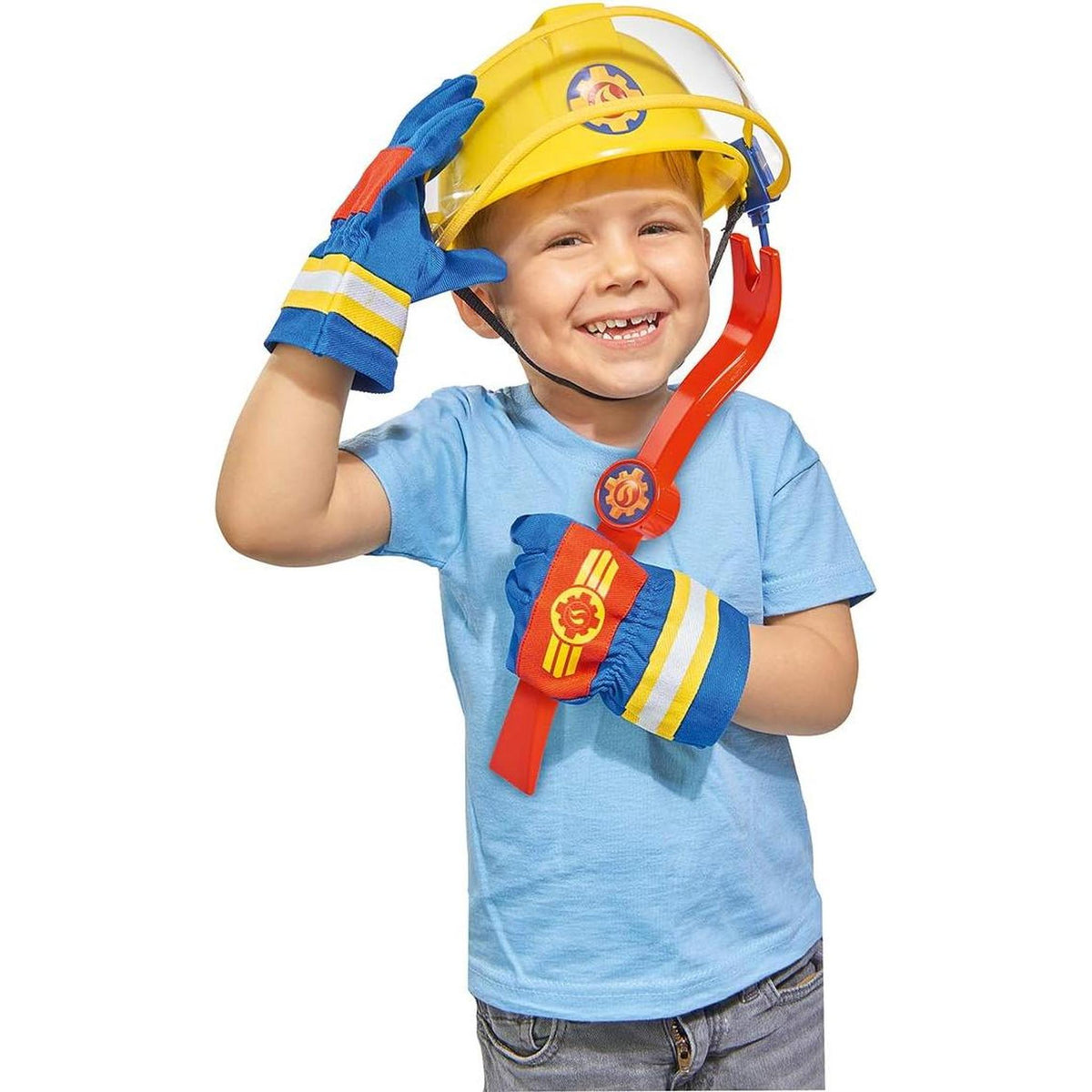 Fireman Sam Gloves & Crowbar Set