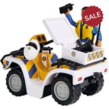 Fireman Sam Police Quad with Malcolm Figure