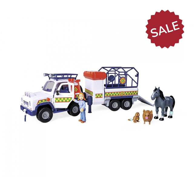 Fireman Sam Vet 4x4 with Lights & Trailer