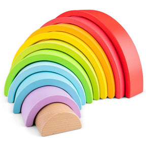 First Learning Wooden Stacking Rainbow