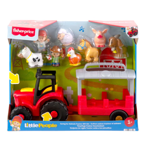 Fisher-Price Little People Caring For Animals Tractor Gift Set