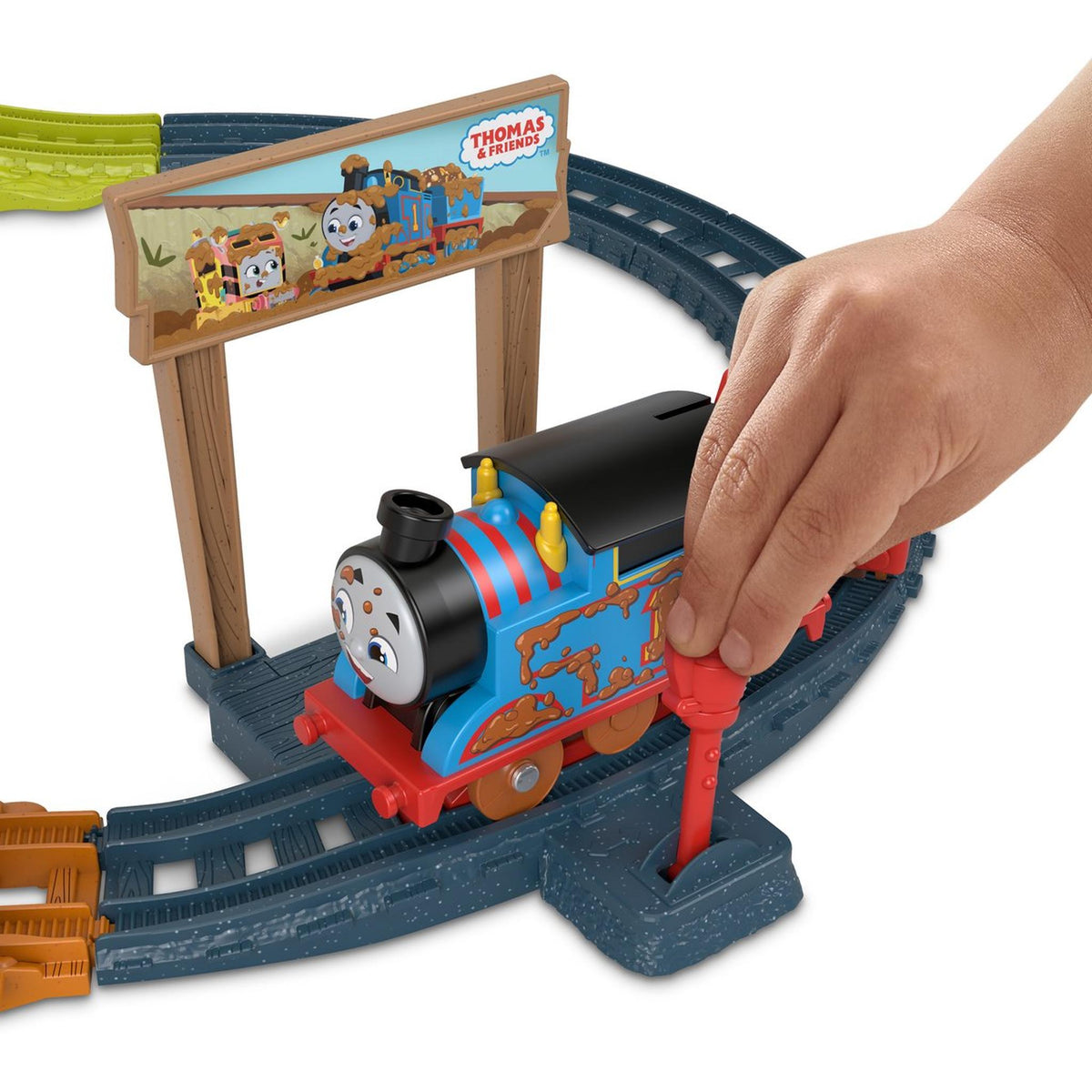 Fisher Price Thomas and Friends Motorised Train Set - Thomas' Muddy Adventure