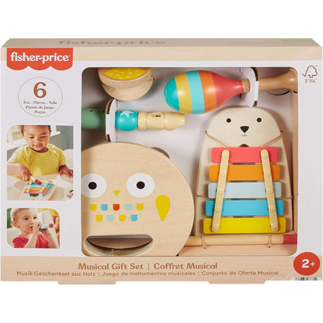 Fisher Price Wooden Musical Gift Set