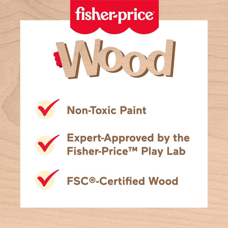 Fisher Price Wooden Musical Gift Set