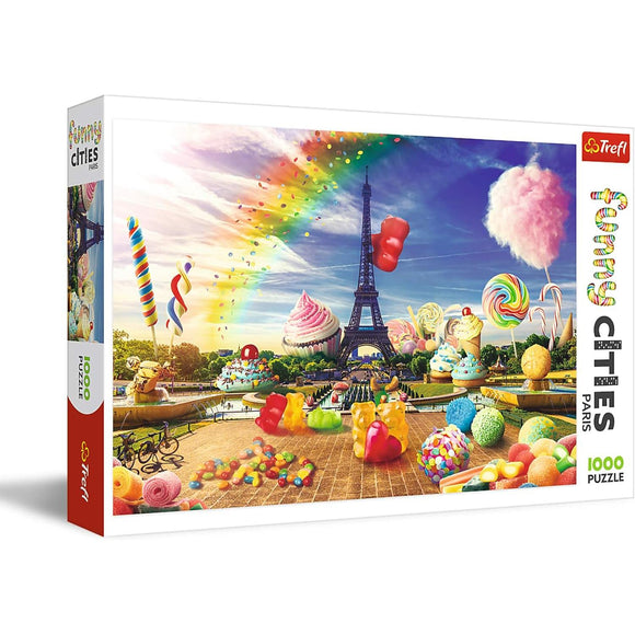Funny Cities: Sweet Paris 1000-piece Puzzle