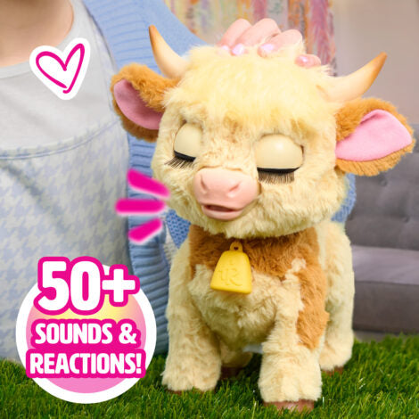 FurReal Maggie the Feed & Follow Cow