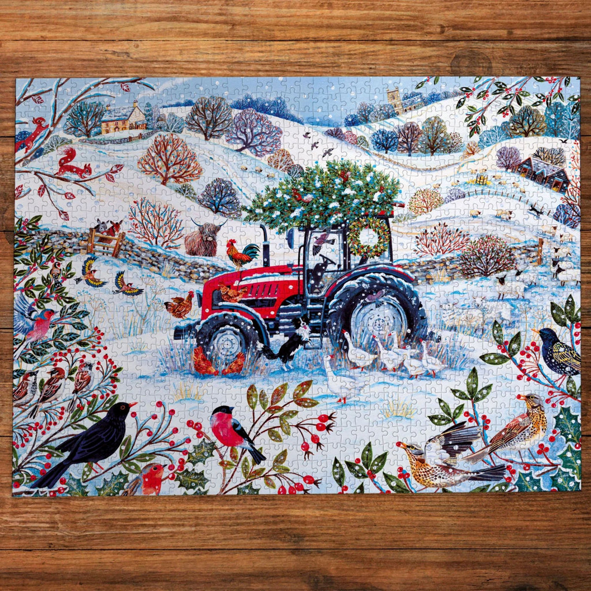 Festive Farm 1000 Pieces Puzzle