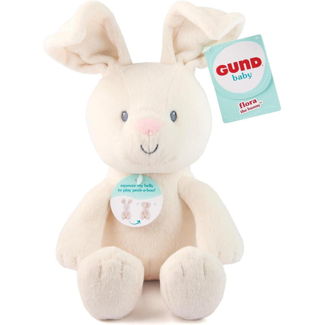 GUND Peek-a-Boo Flora the Bunny Plush 7-inch
