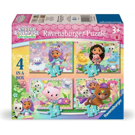 Gabby's Dollhouse: Fairylandia 4-in-a-Box Puzzles