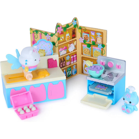 Gabby's Dollhouse: Fairylandia Cakey Cat's Fairy Kitchen Playset