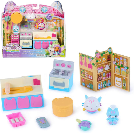 Gabby's Dollhouse: Fairylandia Cakey Cat's Fairy Kitchen Playset