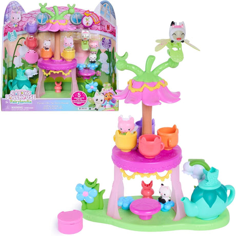 Gabby's Dollhouse: Fairylandia Flutter-rific Tea Party Playset