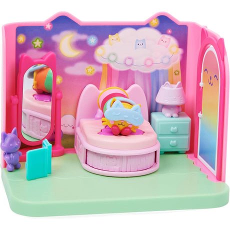 Gabby's Dollhouse: Pillow Cat Sweet Dreams Bedroom Playset