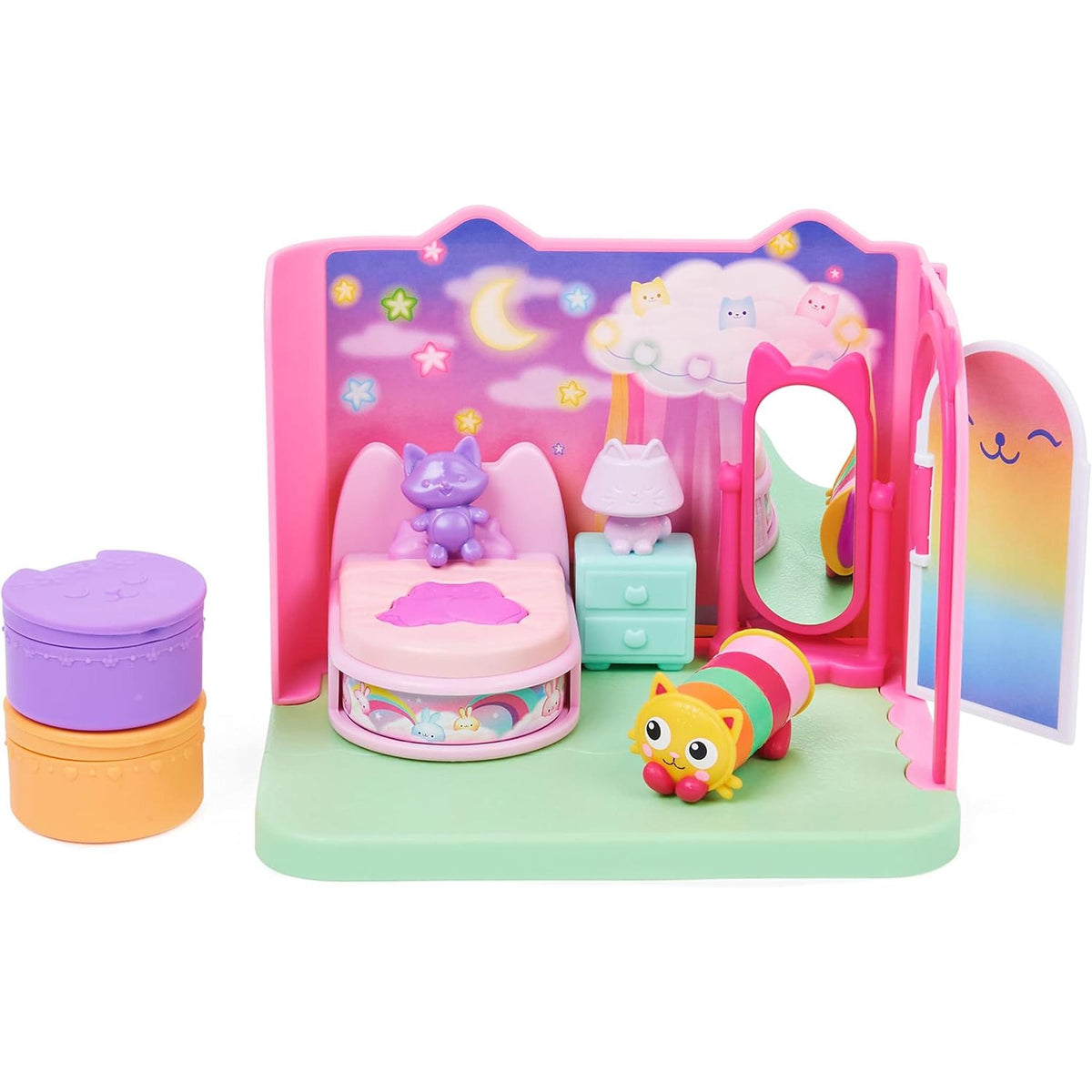 Gabby's Dollhouse: Pillow Cat Sweet Dreams Bedroom Playset