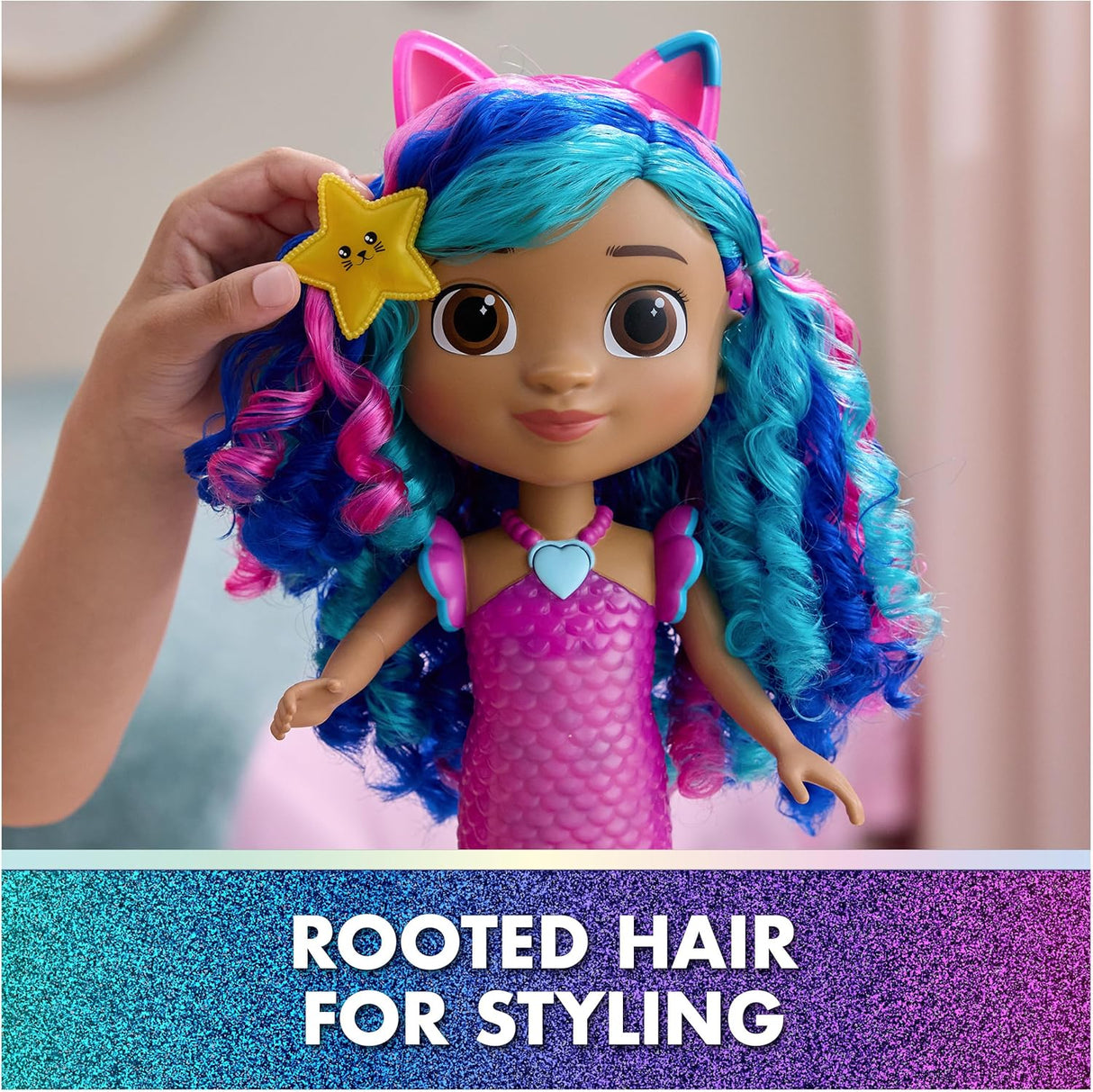 Gabby's Dollhouse The Movie: Sing & Sine Mermaid Gabby 35cm