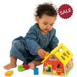Galt Wooden Post & Play Barn Shape Sorter
