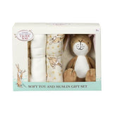 Guess How Much I Love You Soft Toy & Muslin Set