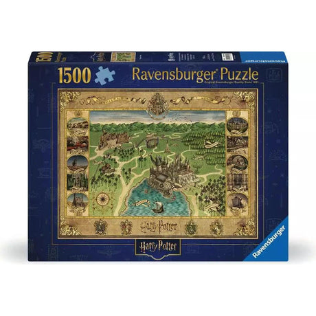 Harry Potter: Hogwarts Map 1500-piece Puzzle