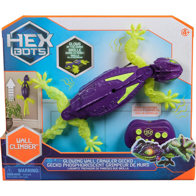 HexBots Glow-in-the-Dark RC Wall Crawler Gecko