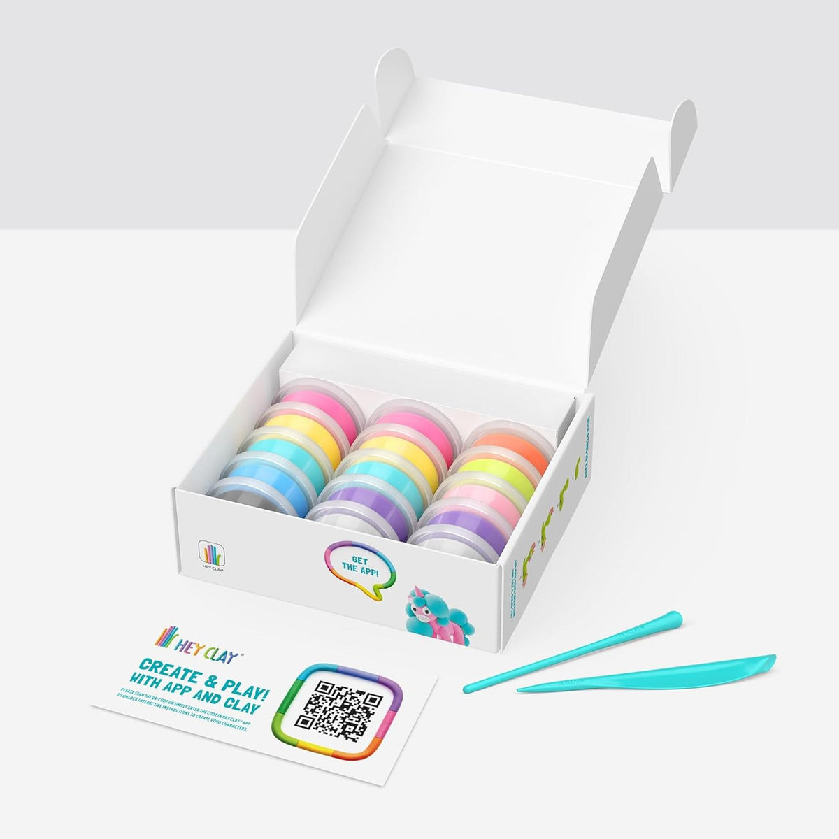 Hey Clay: Rainbow Unicorns 15-Can Set