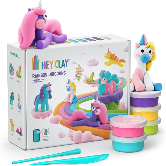 Hey Clay: Rainbow Unicorns 15-Can Set