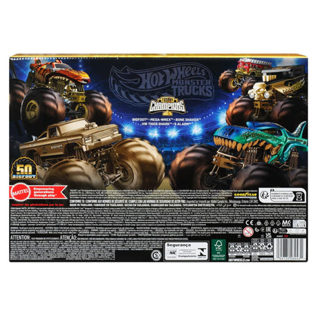 Hot Wheels Monster Trucks Trophy Champions Collection