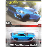 Hot Wheels Premium 1:43 Real Riders 2021 Ford Mustang Mach 1