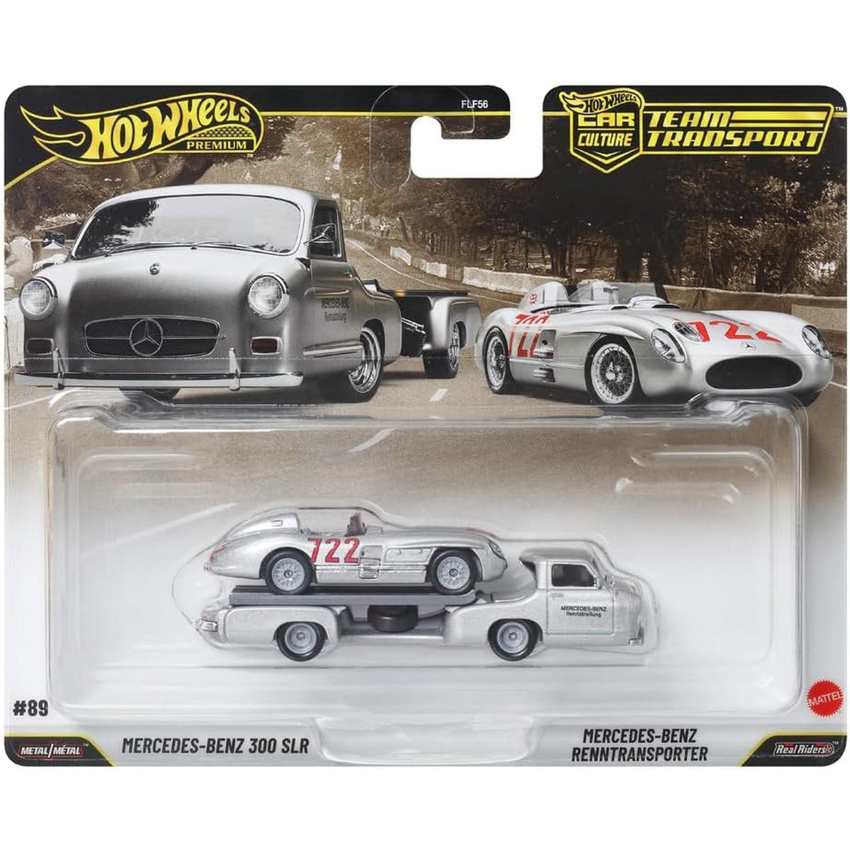 Hot Wheels Premium Team Transport Truck & Race Car, Assorted