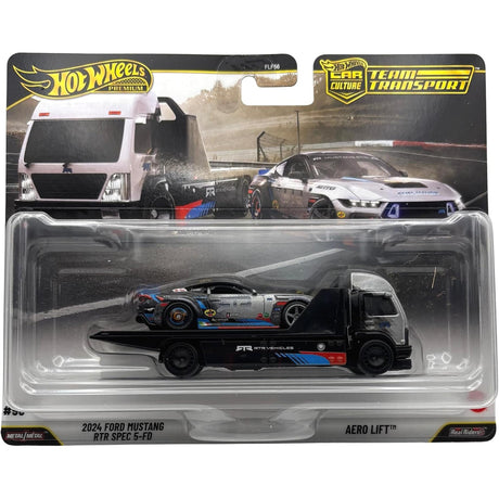 Hot Wheels Premium Team Transport Truck & Race Car, Assorted