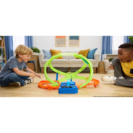 Hot Wheels Stunt Tracks Hypersphere Crash Playset