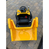 JCX 12V Electric Ride On Hydraulic Dumper Yellow