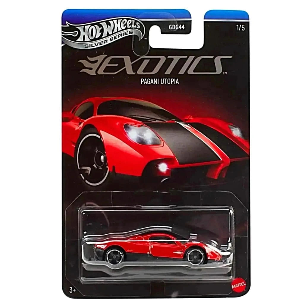 Hot Wheels Silver Series Exotics 1:64, Assorted