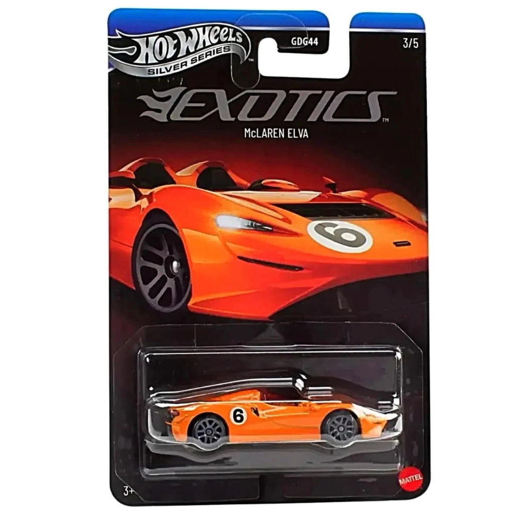 Hot Wheels Silver Series Exotics 1:64, Assorted