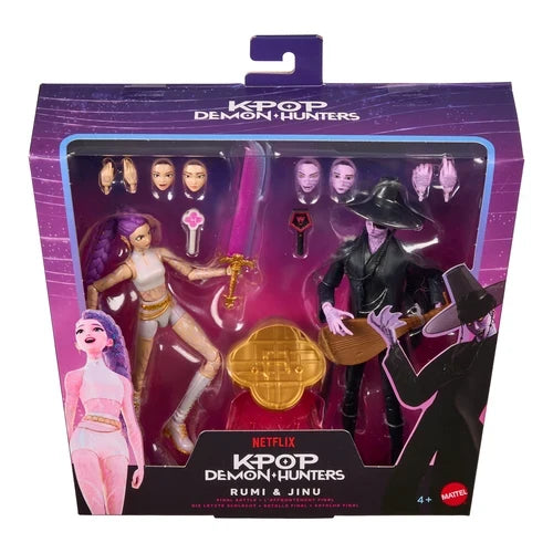 KPop Demon Hunters Action Figures 2-Pack: Final Battle Rumi and Jinu