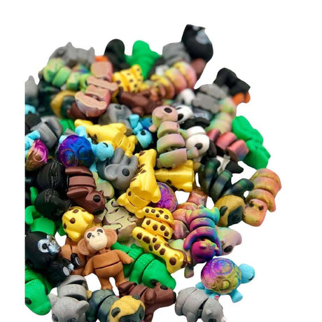 Jigglets 3D-Printed Figures: Leap into the Wild 10-pack